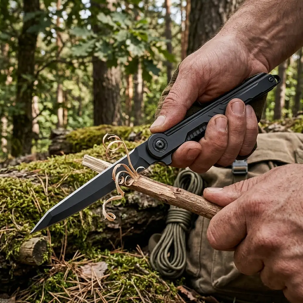Funbro Carabiner Knife — EDC pocket knife for everyday carry